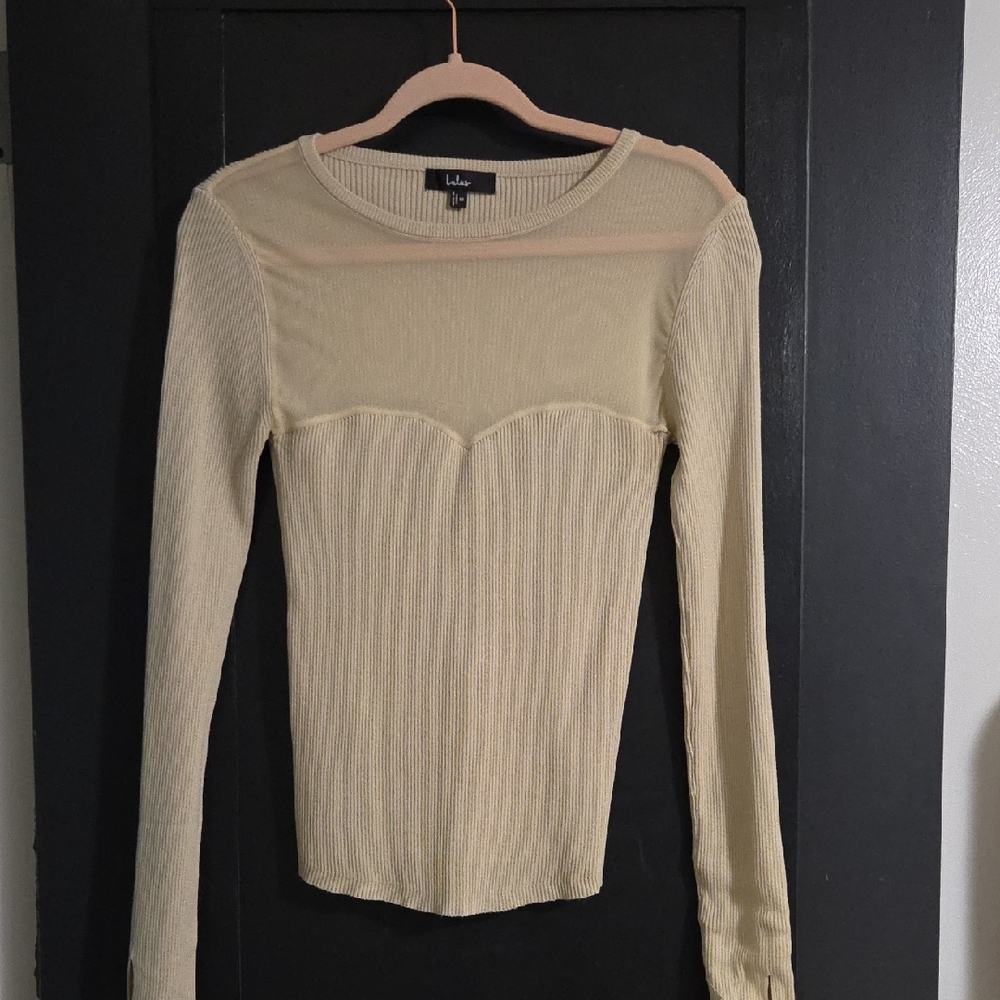 Lulus Mesh Top